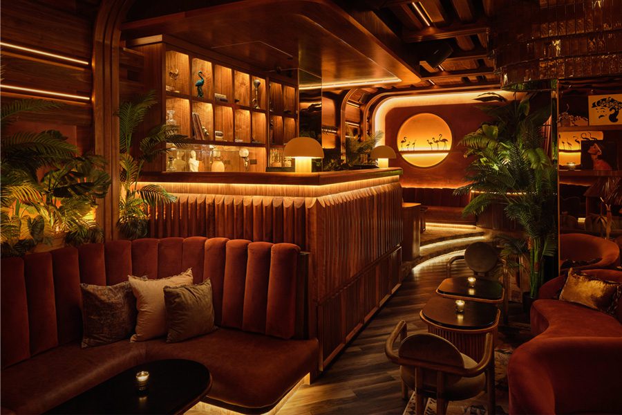the radical hotel asheville north carolina river arts district afterglow restaurant gold chains around racetrack bar