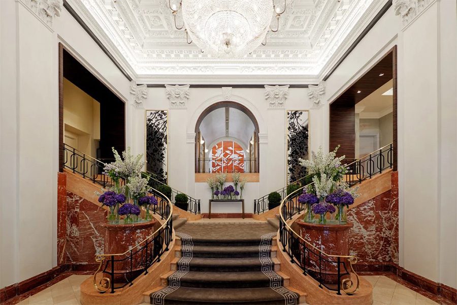 the radical hotel asheville north carolina river arts district lobby eclectic furniture rope lighting