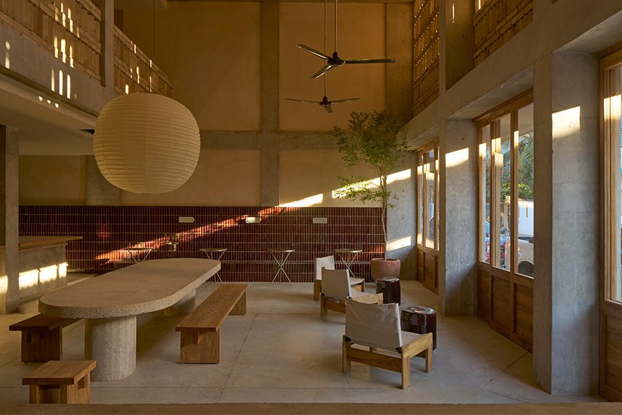 the radical hotel asheville north carolina river arts district afterglow restaurant gold chains around racetrack bar